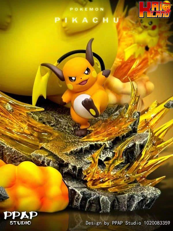 Pokemon PPAP Studio Pikachu Resin Statue 4