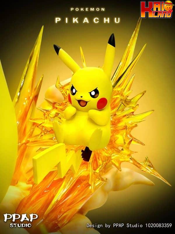 Pokemon PPAP Studio Pikachu Resin Statue 5