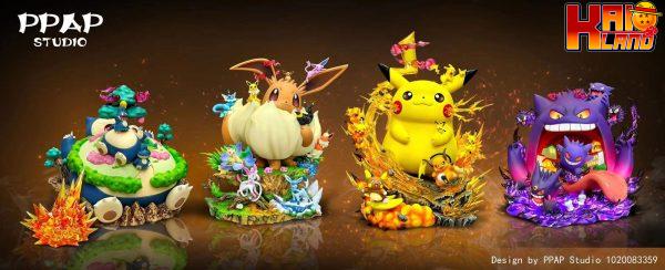 Pokemon PPAP Studio Pikachu Resin Statue 8