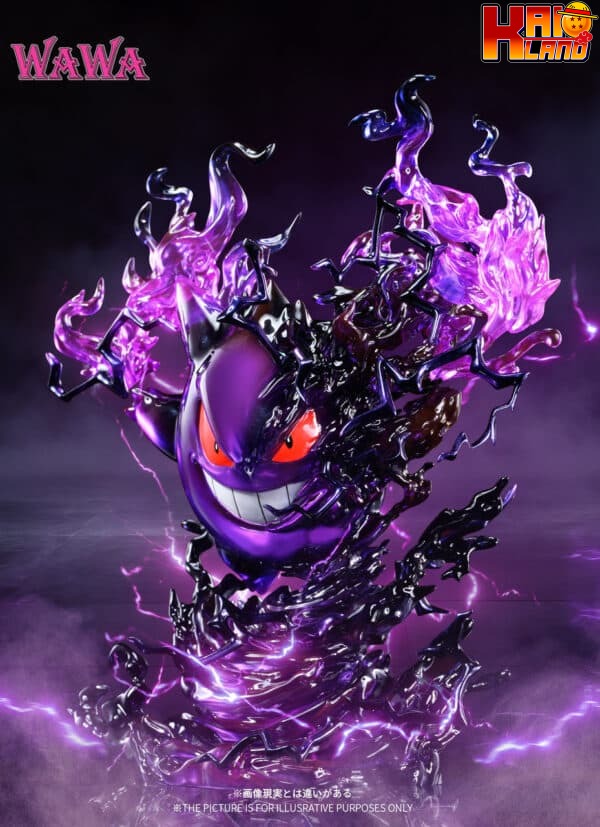 Pokemon WAWA Studio Gengar Resin Statue 1