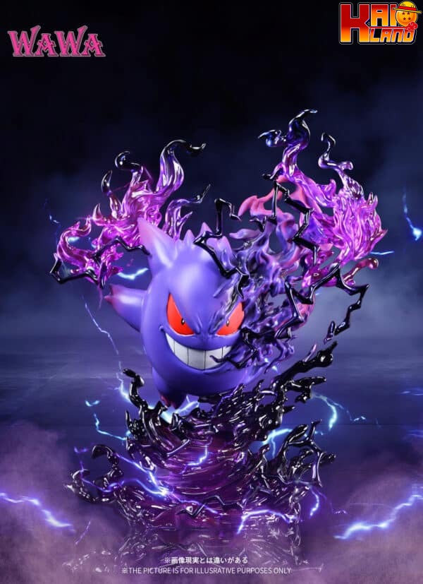 Pokemon WAWA Studio Gengar Resin Statue 2