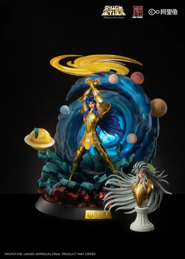 Saint Seiya Jimei Palace Gemini Saga Licensed Resin Statue 1 1