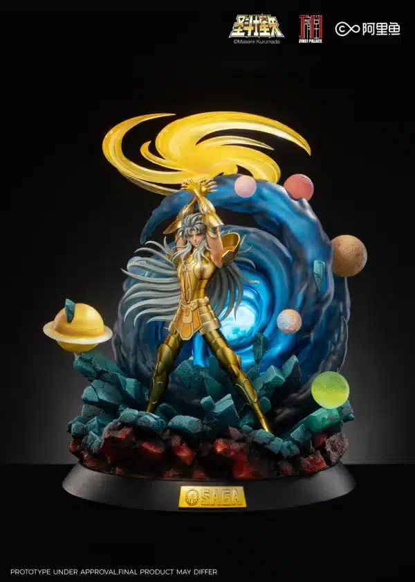 Saint Seiya Jimei Palace Gemini Saga Licensed Resin Statue 5 1