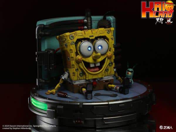 Spongebob Manas Studio Mechanical Spongebob Licensed Resin Statue 2