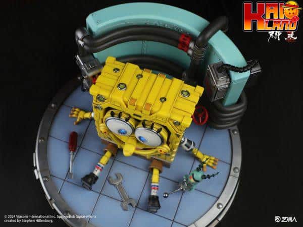 Spongebob Manas Studio Mechanical Spongebob Licensed Resin Statue 5