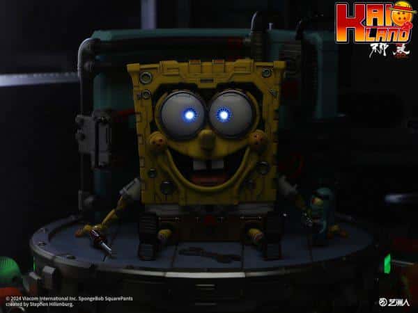 Spongebob Manas Studio Mechanical Spongebob Licensed Resin Statue 7