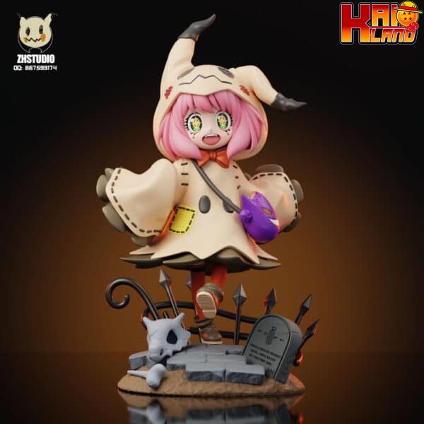 Spy x Family ZH Studio Anya Forger COS Mimikyu Halloween Resin Statue 1