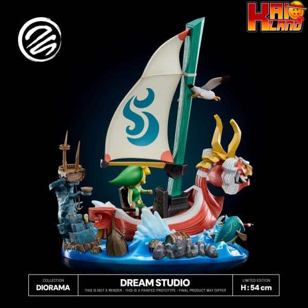 The Legend of Zelda Dream Studio King of Red Lions Diorama Resin Statue 5