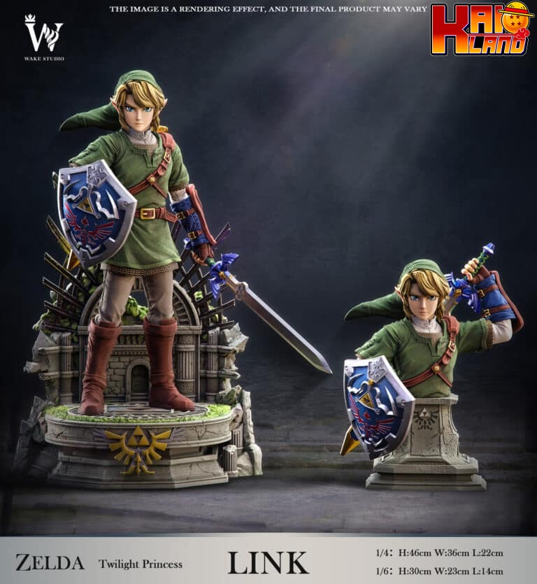 The Legend of Zelda Wake Studio Twilight Link Resin Statue 2