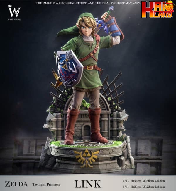 The Legend of Zelda Wake Studio Twilight Link Resin Statue 7