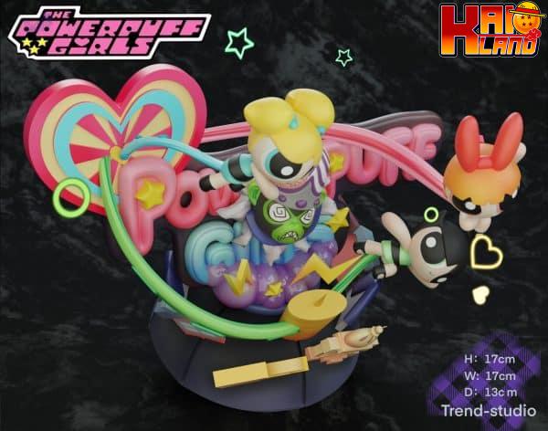 The Powerpuff Chao She Studio Girls VS Mojo Jojo Resin Statue 2 scaled