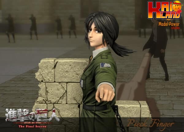 Attack on Titan Model Power Studio Eren Yeager x Pieck Resin Statue 6