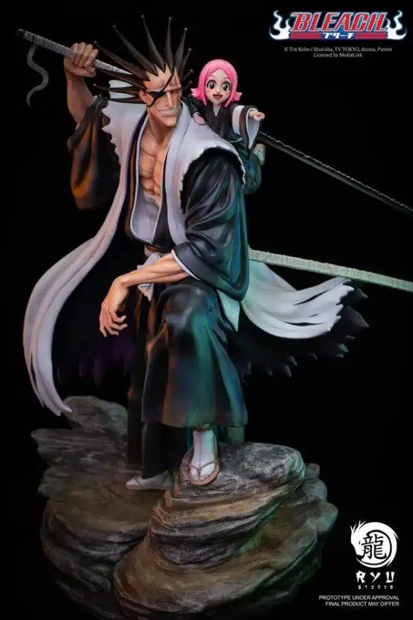 Bleach Ryu Studio Zaraki Kenpachi Licensed Resin Statue 1 jpg