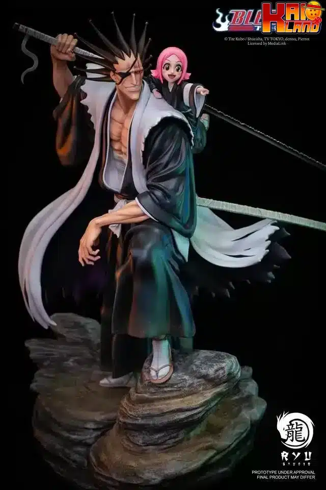 Bleach Ryu Studio Zaraki Kenpachi Licensed Resin Statue 1 jpg