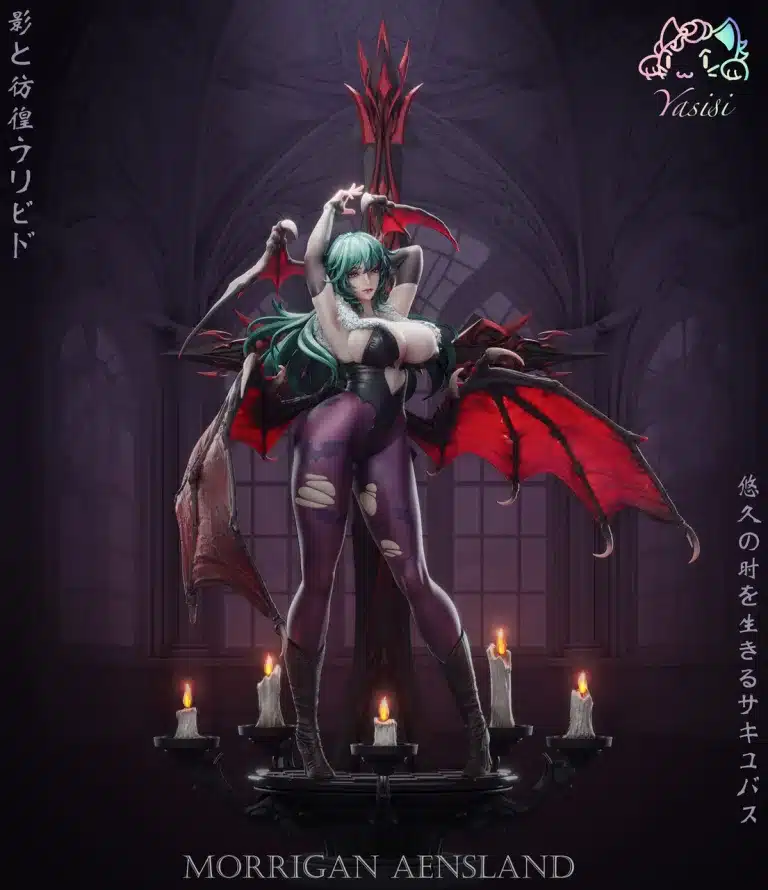 Darkstalkers Yasisi Studio Morrigan Aensland Resin Statue 1