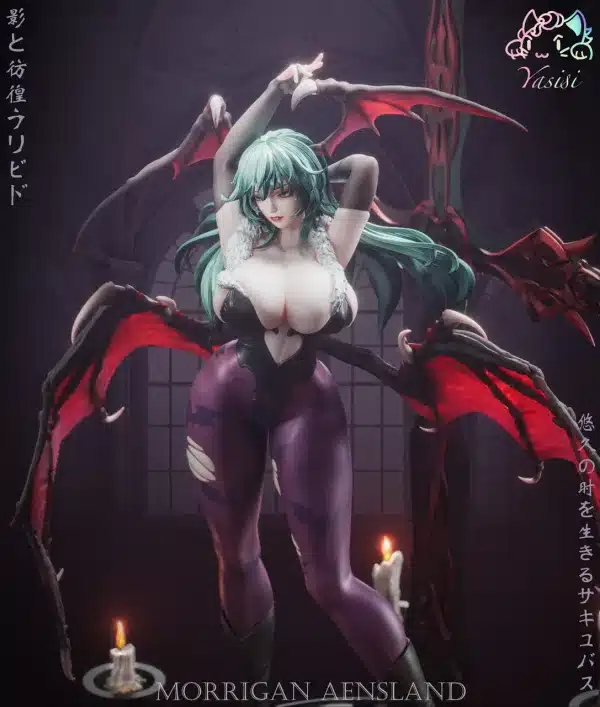 Darkstalkers Yasisi Studio Morrigan Aensland Resin Statue 3 jpg