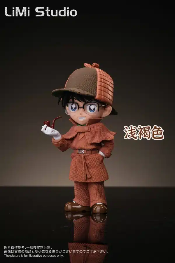 Detective Conan LiMi Studio Sherlock Holmes Edogawa Konan Resin Statue 2 scaled