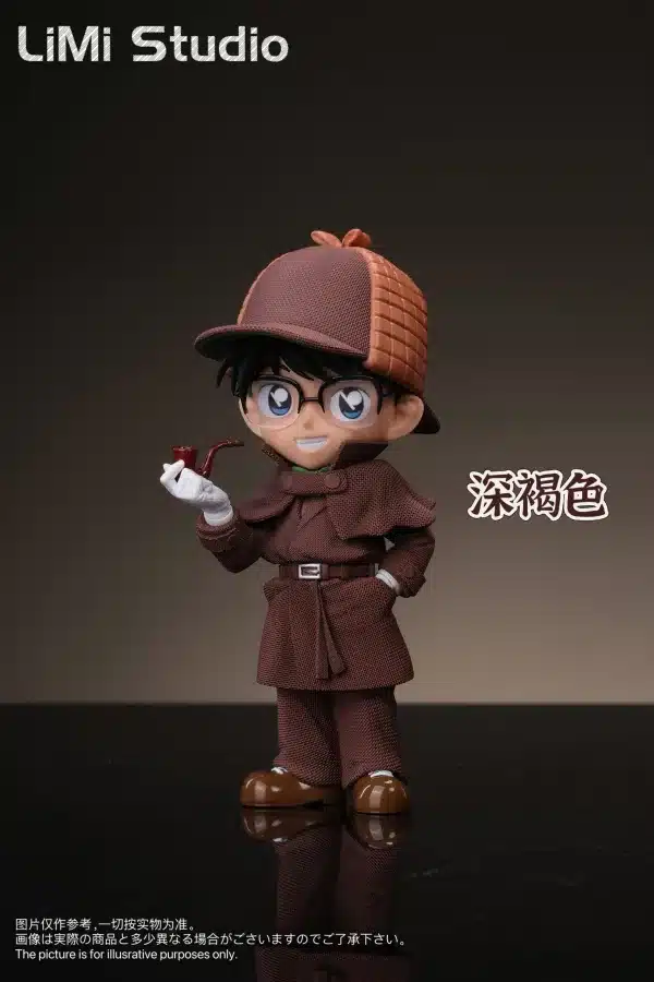 Detective Conan LiMi Studio Sherlock Holmes Edogawa Konan Resin Statue 3 scaled