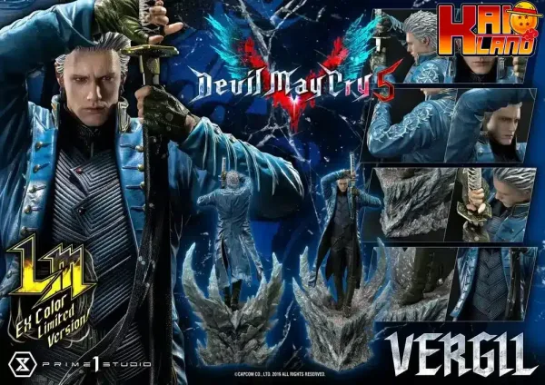 Devil May Cry 5 Exclusive Vergil Licensed Resin Statue 3 jpg