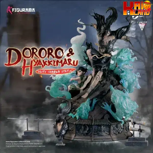 Dororo Figurama Dororo x Hyakkimaru Elite Fandom Licensed Resin Statue 1