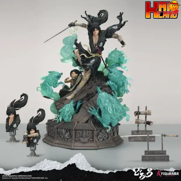 Dororo Figurama Dororo x Hyakkimaru Elite Fandom Licensed Resin Statue 2