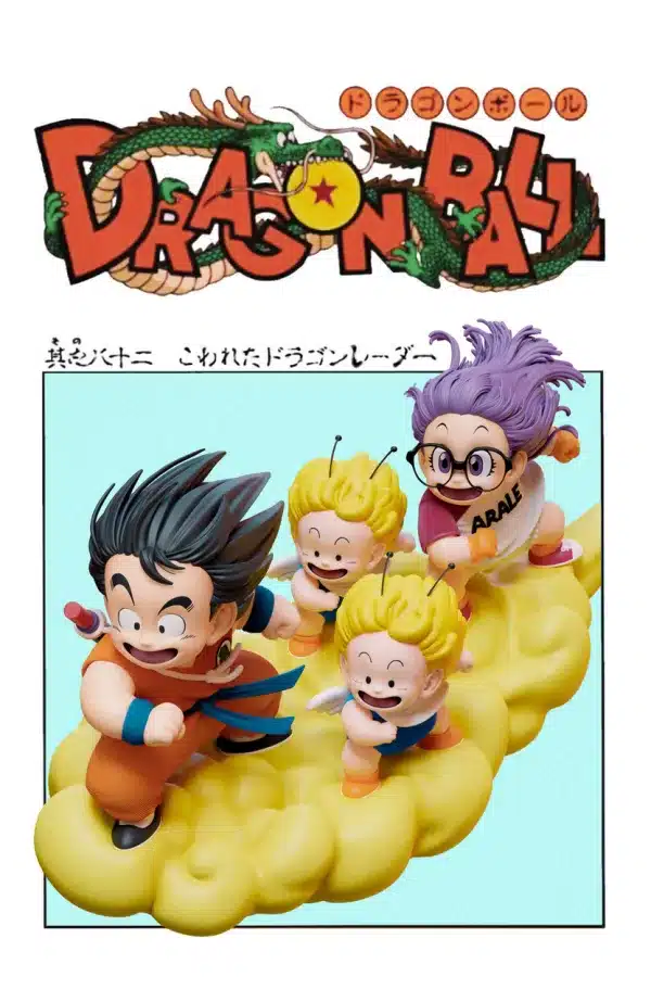 Dr Slump ZOR Studio Goku x Slump On Cloud Resin Statue 5 jpg