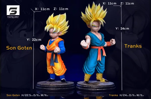 Dragon Ball Fighting Sprit Studio Son Goten x Trunks Resin Statue 1 scaled