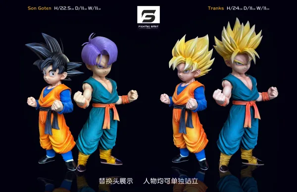 Dragon Ball Fighting Sprit Studio Son Goten x Trunks Resin Statue 2 scaled