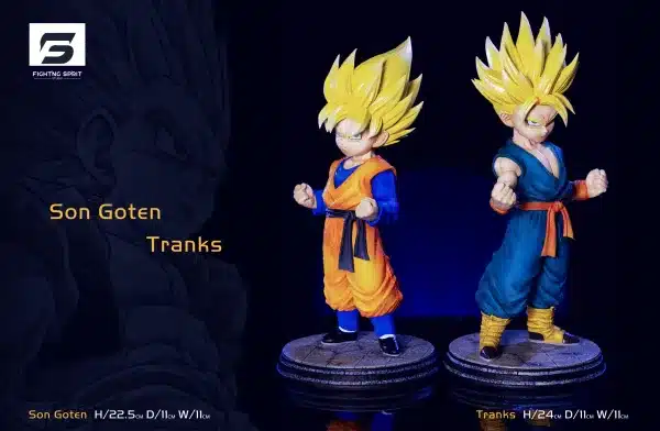 Dragon Ball Fighting Sprit Studio Son Goten x Trunks Resin Statue 4 scaled