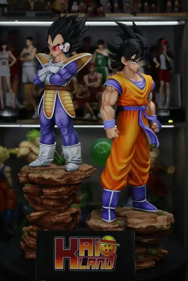 Dragon Ball Infinite Studio Son Goku Vs Vegeta Resin Statue 1