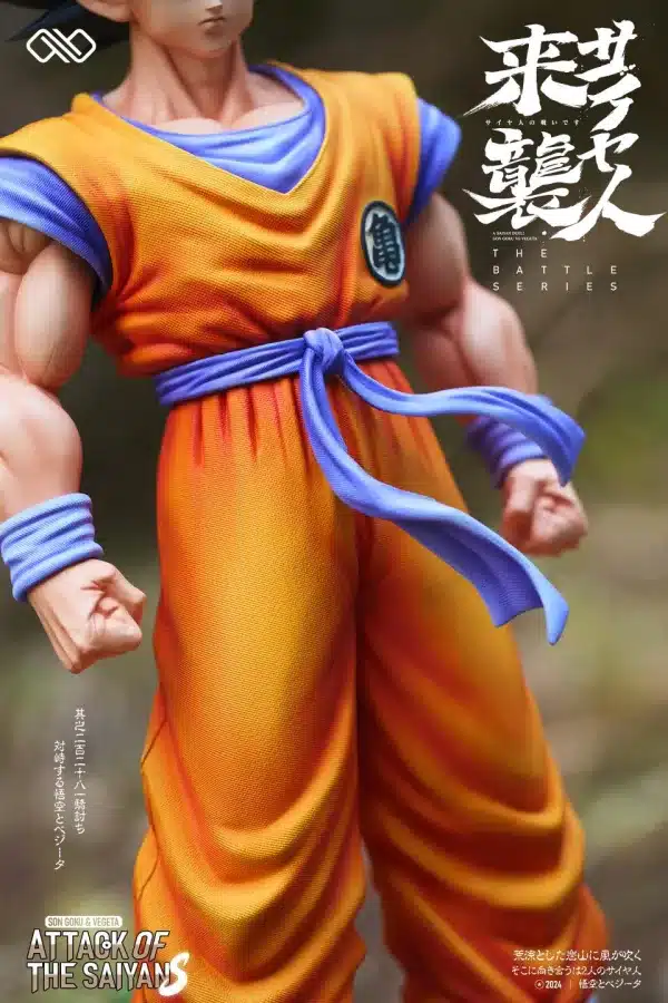 Dragon Ball Infinite Studio Son Goku Vs Vegeta Resin Statue 10