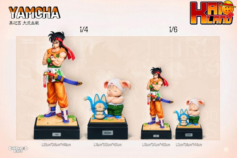 Dragon Ball Infinite Studio Yamcha x Oolong x Puar Resin Statue 0