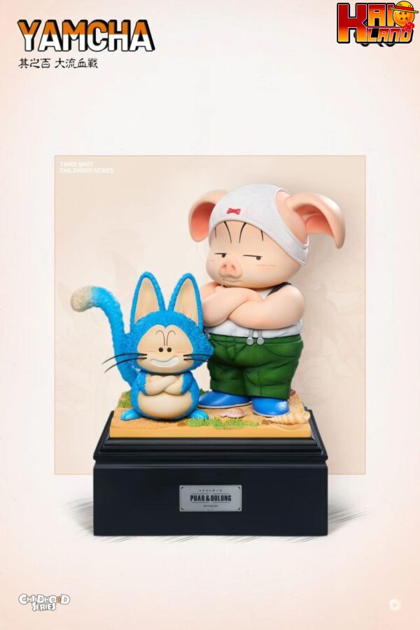 Dragon Ball Infinite Studio Yamcha x Oolong x Puar Resin Statue 2