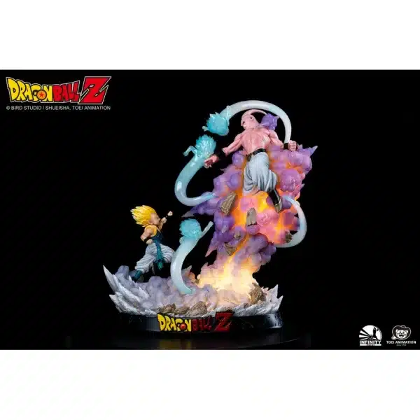 Dragon Ball Infinity Studio Gotenks vs Buu Licensed Resin Statue 3 jpg