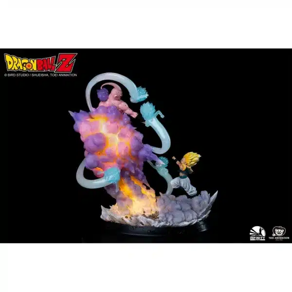 Dragon Ball Infinity Studio Gotenks vs Buu Licensed Resin Statue 4 jpg