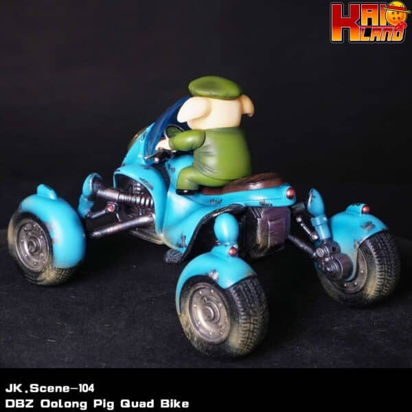 Dragon Ball JacksDo Studio Oolong Four wheeled Motorcycle Resin Statue 8