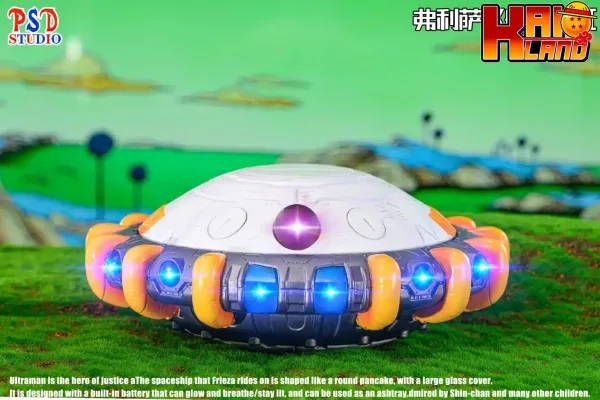 Dragon Ball PSD Studio Frieza Spaceship Light Ashtray Resin Statue 1 scaled