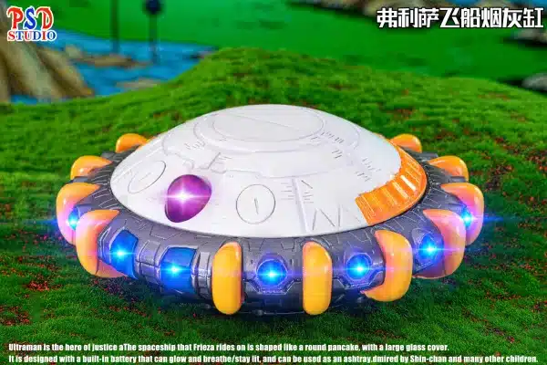 Dragon Ball PSD Studio Frieza Spaceship Light Ashtray Resin Statue 2 scaled