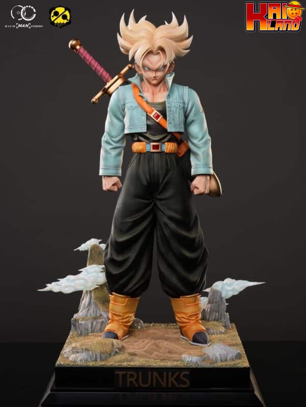 Dragon Ball Rich man Studio X 2 Studio First Appearance Trunks Resin Statue 2 scaled