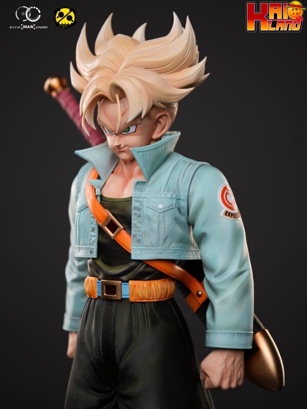 Dragon Ball Rich man Studio X 2 Studio First Appearance Trunks Resin Statue 3 scaled