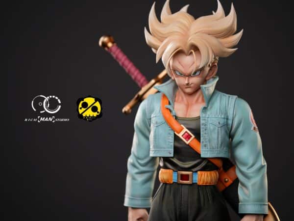 Dragon Ball Rich man Studio X 2 Studio First Appearance Trunks Resin Statue 4 scaled