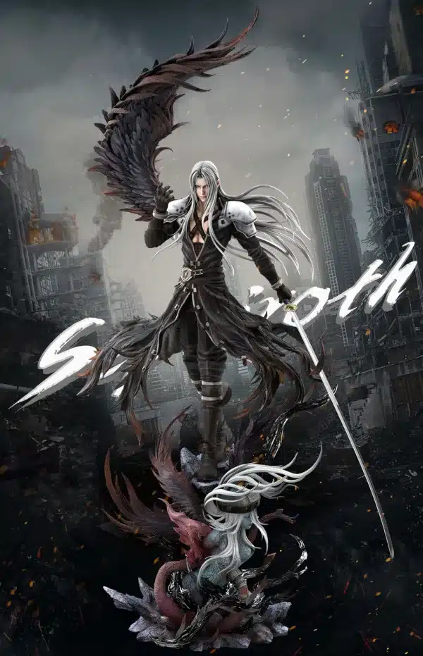 Final Fantasy Hunter Fan Studio Sephiroth Resin Statue 1 jpg