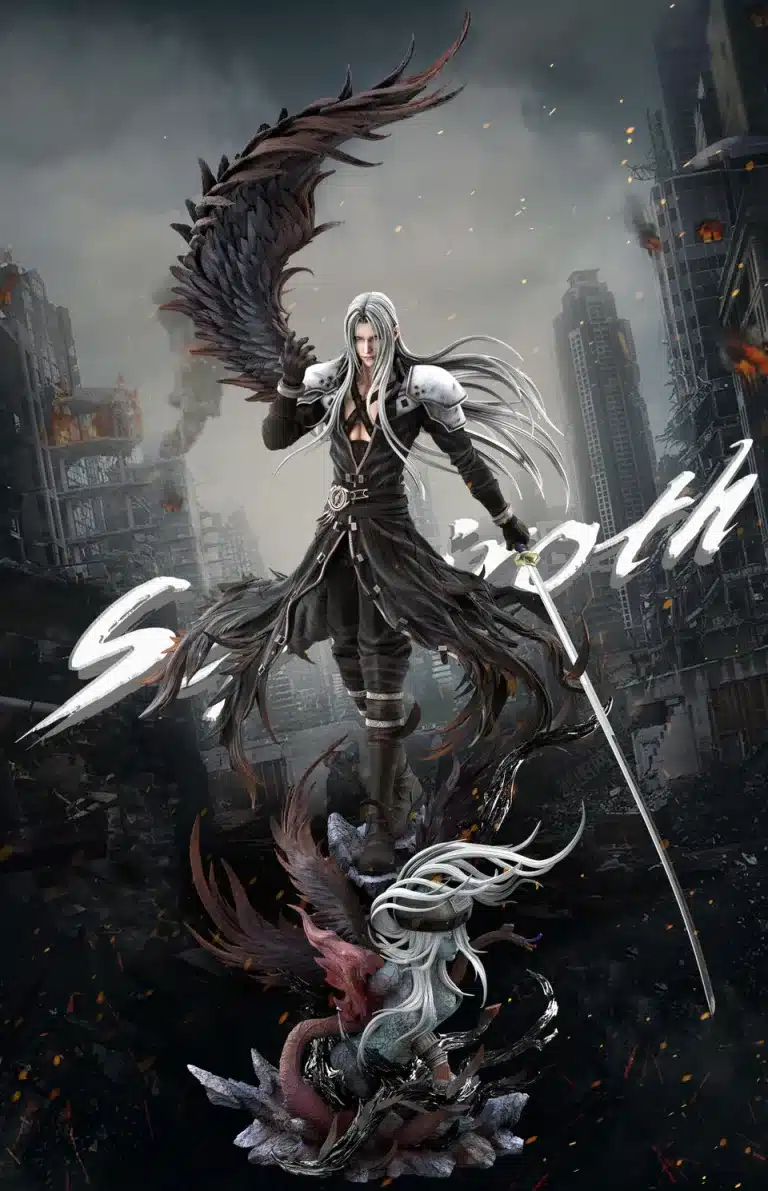 Final Fantasy Hunter Fan Studio Sephiroth Resin Statue 1