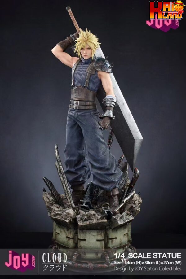 Final Fantasy Joy Station Cloud Resin Statue 1