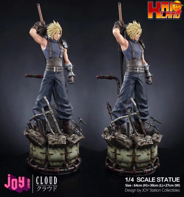 Final Fantasy Joy Station Cloud Resin Statue 4