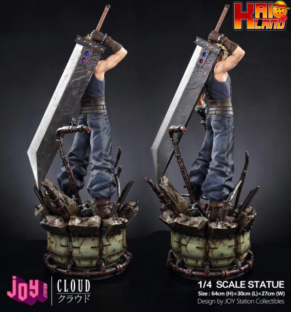 Final Fantasy Joy Station Cloud Resin Statue 5