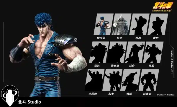 Fist of the North Star Hokuto Studio Kenshiro Resin Statue 6 scaled