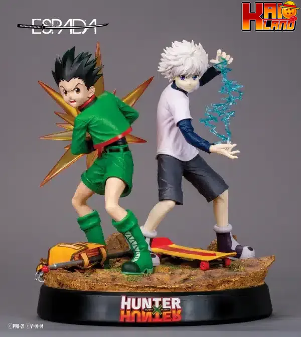 Hunter x Hunter Espada ART Studio Gon Freecss x Killua Zoldyck Resin Statue 1 scaled