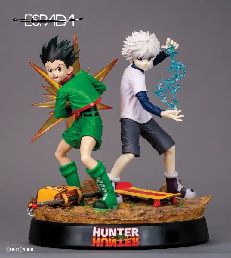 Hunter x Hunter Espada ART Studio Gon Freecss x Killua Zoldyck Resin Statue 1