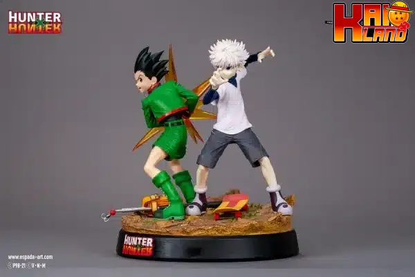 Hunter x Hunter Espada ART Studio Gon Freecss x Killua Zoldyck Resin Statue 2